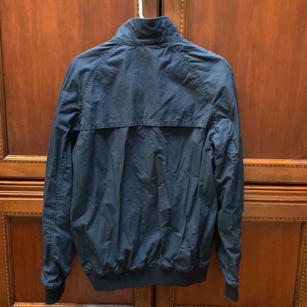 H & M mens navy lightweight jacket M - Picture 2 of 3